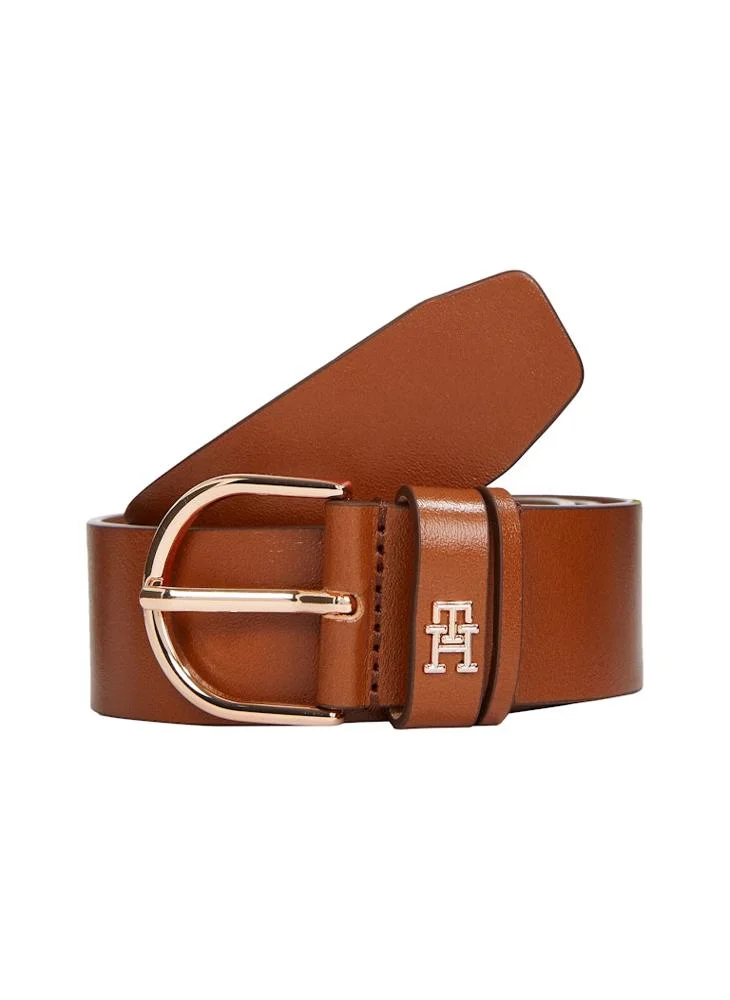 تومي هيلفيغر Logo Detail Allocated Buckle Hole Belt