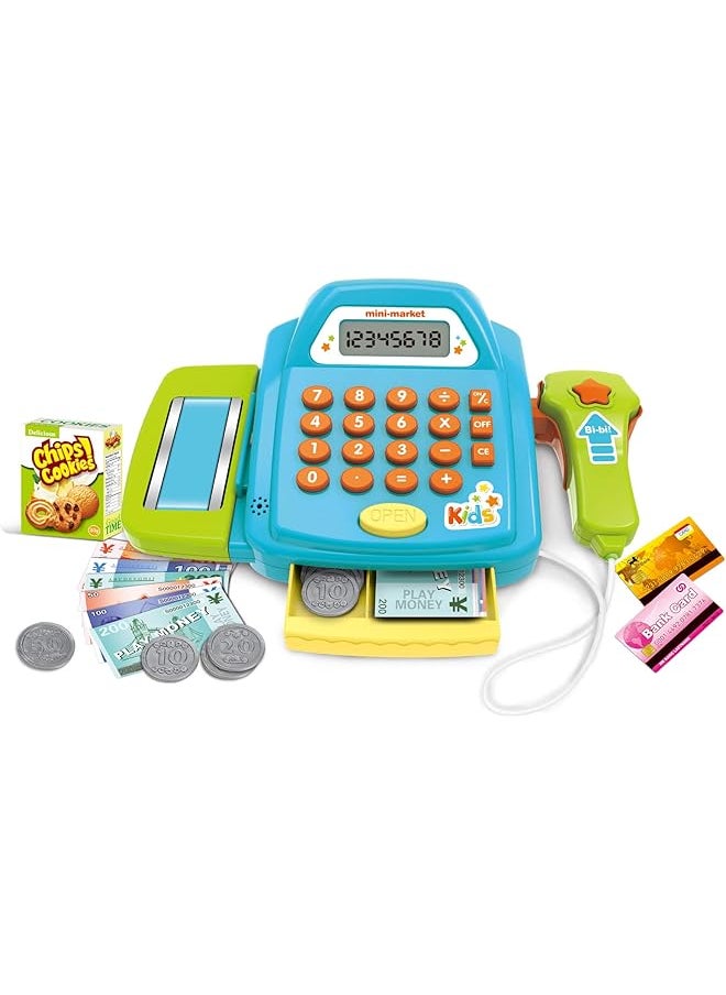 Power Joy Yum Yum Cash Register Mini Market Pretend Toy  - Image 1