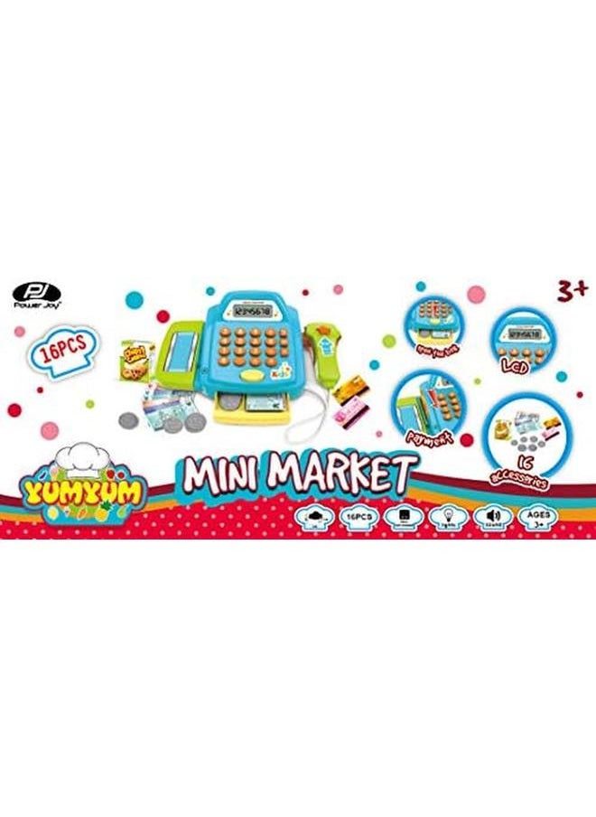 Power Joy Yum Yum Cash Register Mini Market Pretend Toy  - Image 3