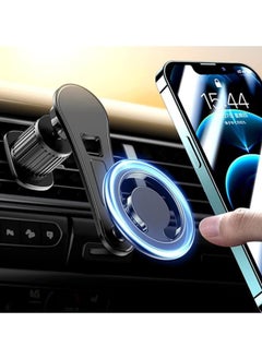 YoYoTech 360° Rotation Magnetic Phone Holder Mount for Car Air Vent Magnetic Car Holder Fit for iPhone 15,14,13,12 Pro Plus Max Mini,Samsung S23 Ultra,S22 Ultra,S21 Ultra-Black  - Image 1