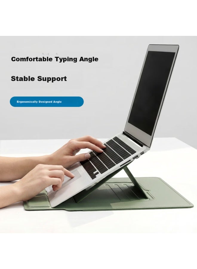 Lexon Slim Laptop Sleeve 13-14 Inch Notebook Case For Apple Protective Sleeve With Stand - Image 5