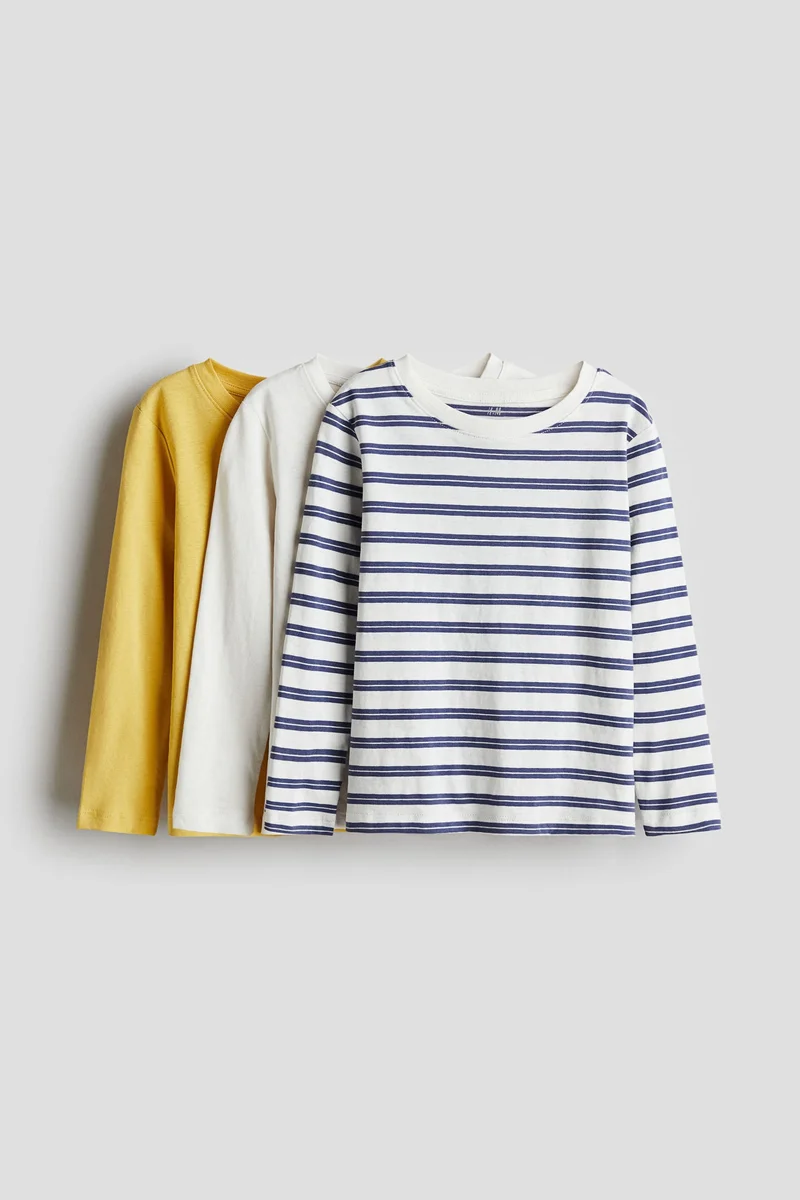 H&M 3-pack jersey tops