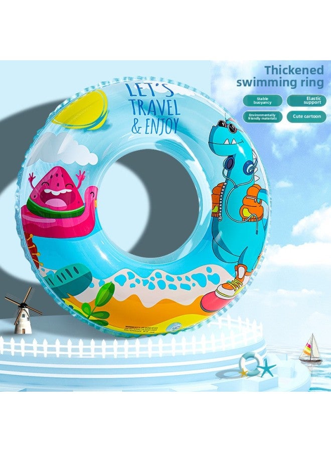 general Children's Swimming Ring Thickened Anti-flip Inflatable Life Buoy Boys And Girls Beginner Baby Floating Ring Adult Underarm Ring-Outer Diameter After Inflation:70#-Inner Diameter After Inflation:Seq - Image 5