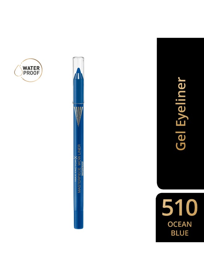 Max Factor - Masterpiece Wow Liner - 510 - Ocean Blue, 1.2g - Image 1