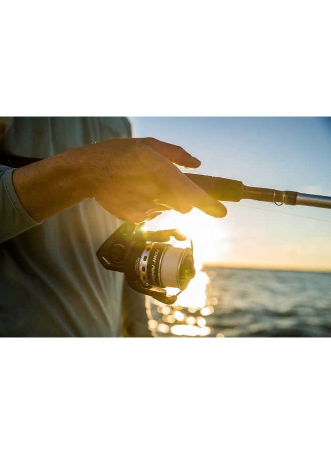 PENN Pursuit Iv Inshore Spinning Fishing Reel, Size 3000, Ht-100 Front Drag, Max Of 12Lb, 5 Sealed Stainless Steel Ball Bearing System, Built With Carbon Fiber Drag Washers, Black Silver  - Image 4