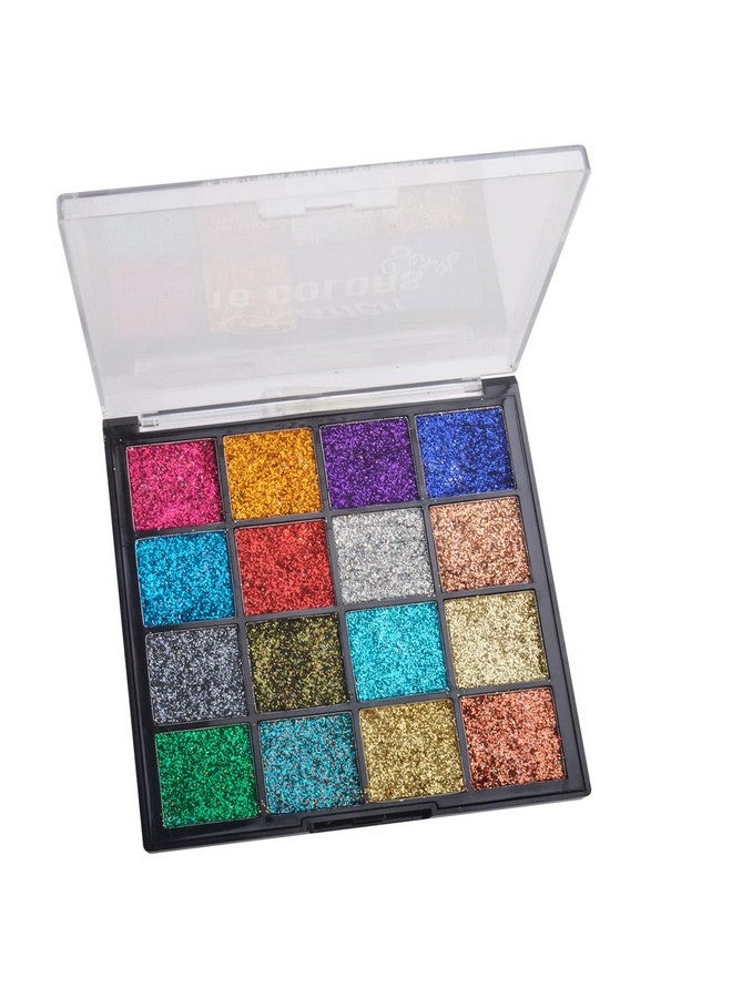 adbeni 16 Color Eyeshadow 18G | Professional Makeup Palatte, Naughty Glow Twinkle Eye | Long Lasting And Easily Blendable | Shimmery Finish & Trendy Colors 01 - Image 2