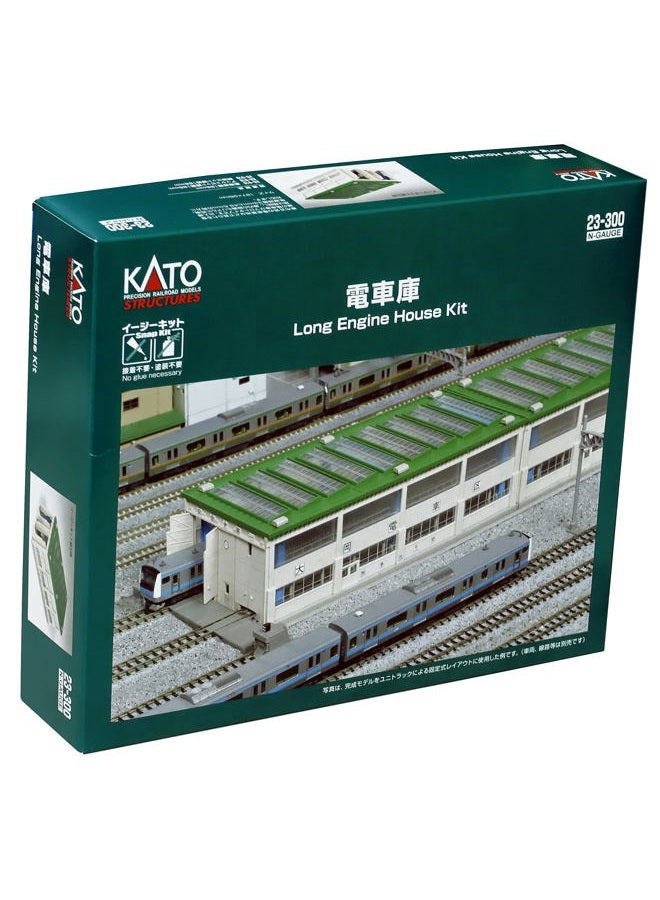 Kato N Scale Unitrack Long Engine House - Image 1