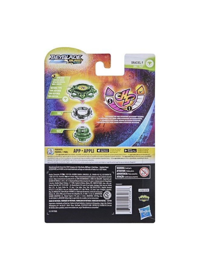 BeyBlade - Burst Rise Hypersphere Draciel F Starter Pack Defense Type Battling Game Top And Launcher Toys Ages 8 And Up - Image 1