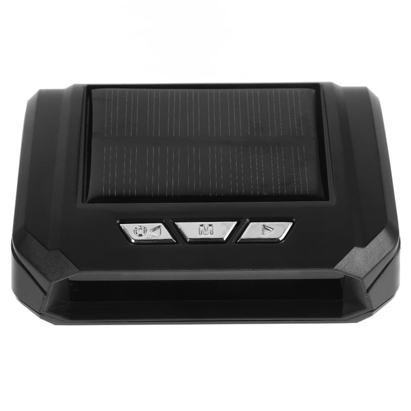 2pcs Solar Powered Car Clock With Date Time And Temperature Display Easy Installation Multi-functional Dashboard Digital Clock - Image 3