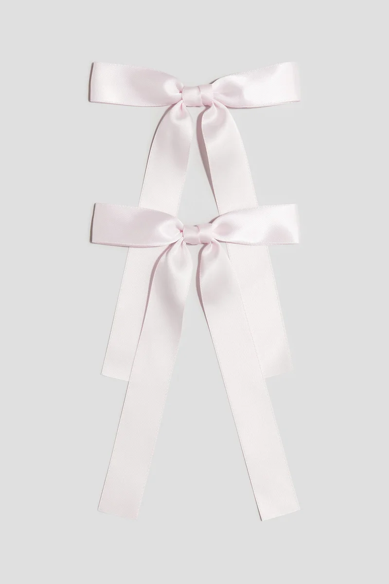 H&M 2-pack bow hair clips