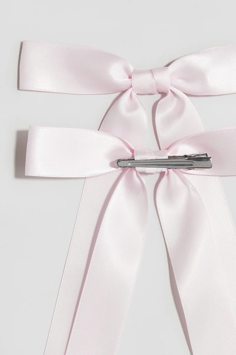 H&M 2-pack bow hair clips