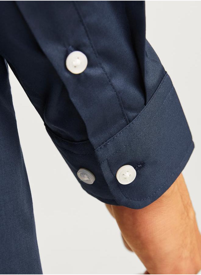 JJ Rebel by Jack & Jones Solid Long Sleeves Shirt with Buttons  - Image 3