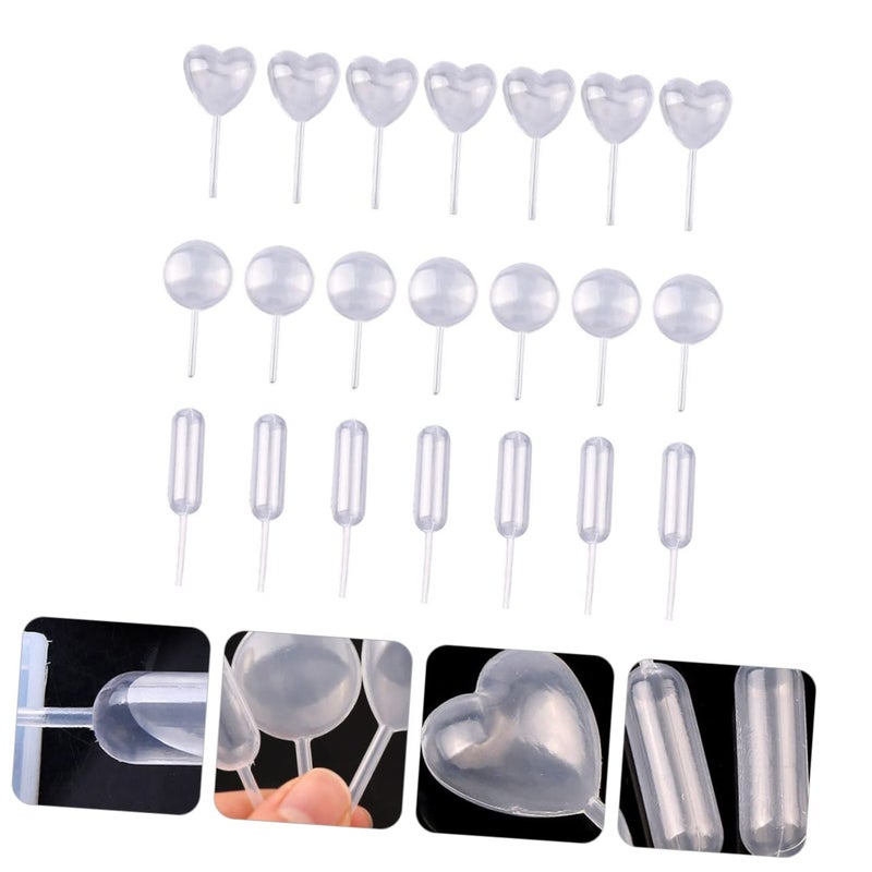 150pcs Plastic Round Heart Shaped Dropper Pipettes for Jam Syrups and Honey - Image 4