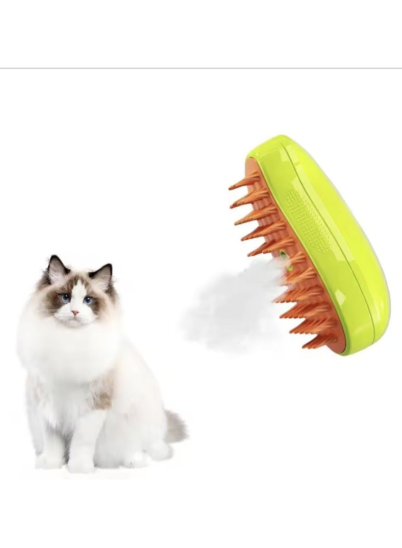 Steamy Cat Brush - 3 In1 Cat Steamy Brush, Self Cleaning Steam Cat Brush, Cat Steamer Brush for Massage - Image 3