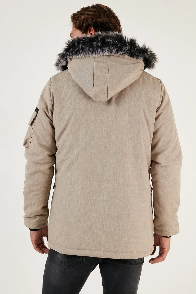 Buratti Plush Lined Water and Wind Resistant Cold Proof Slim Fit Coat Men'S COAT 5711051