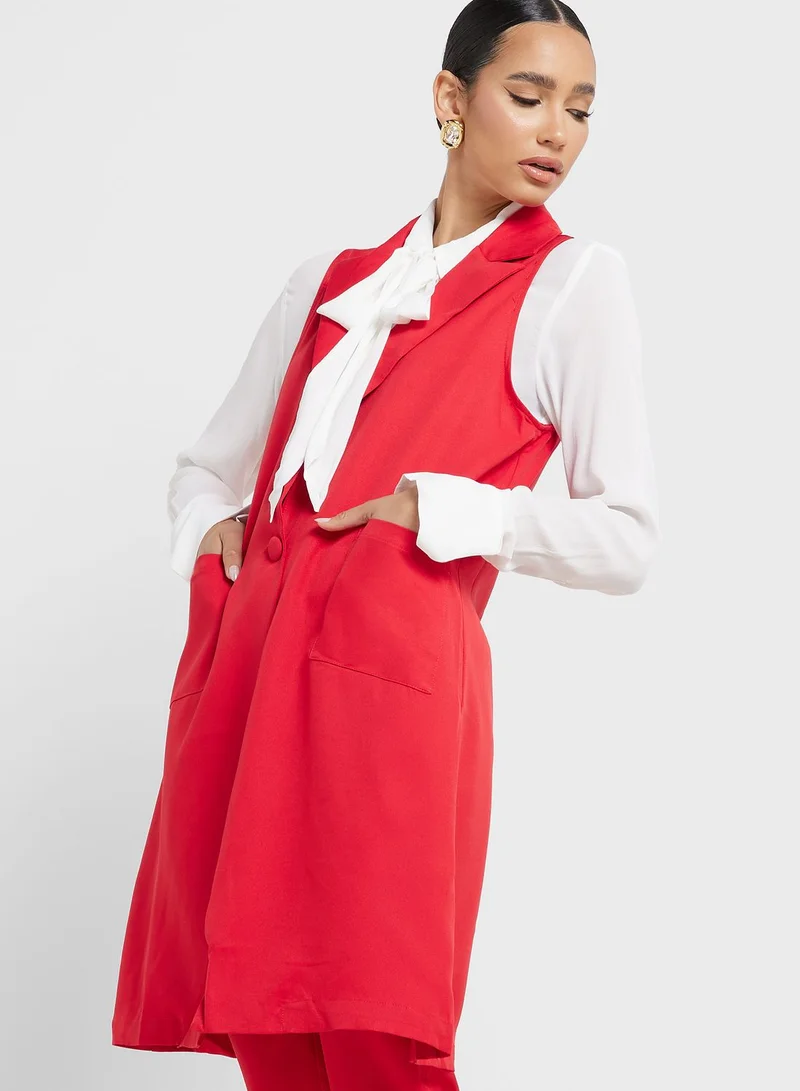 Khizana Sleeveless Tunic And Pant Set