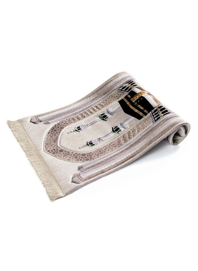 Generic - Premium Prayer Rug with Dome of the Rock Design - High Quality & Embossed Pattern 64x120 cm - Image 1