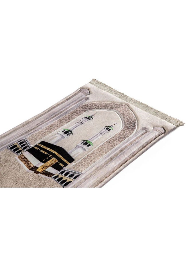 Generic - Premium Prayer Rug with Dome of the Rock Design - High Quality & Embossed Pattern 64x120 cm - Image 1