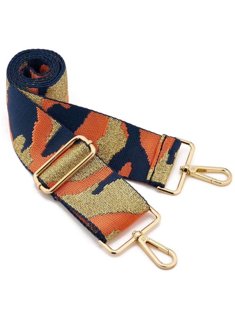 SYOSI Wide Shoulder Strap Adjustable Crossbody Handbag Strap Guitar Style Cross Body Handbag Purse Strap Replacement Shoulder Bag Strap Belt for Crossbody Canvas Bag Handbag  - Image 1
