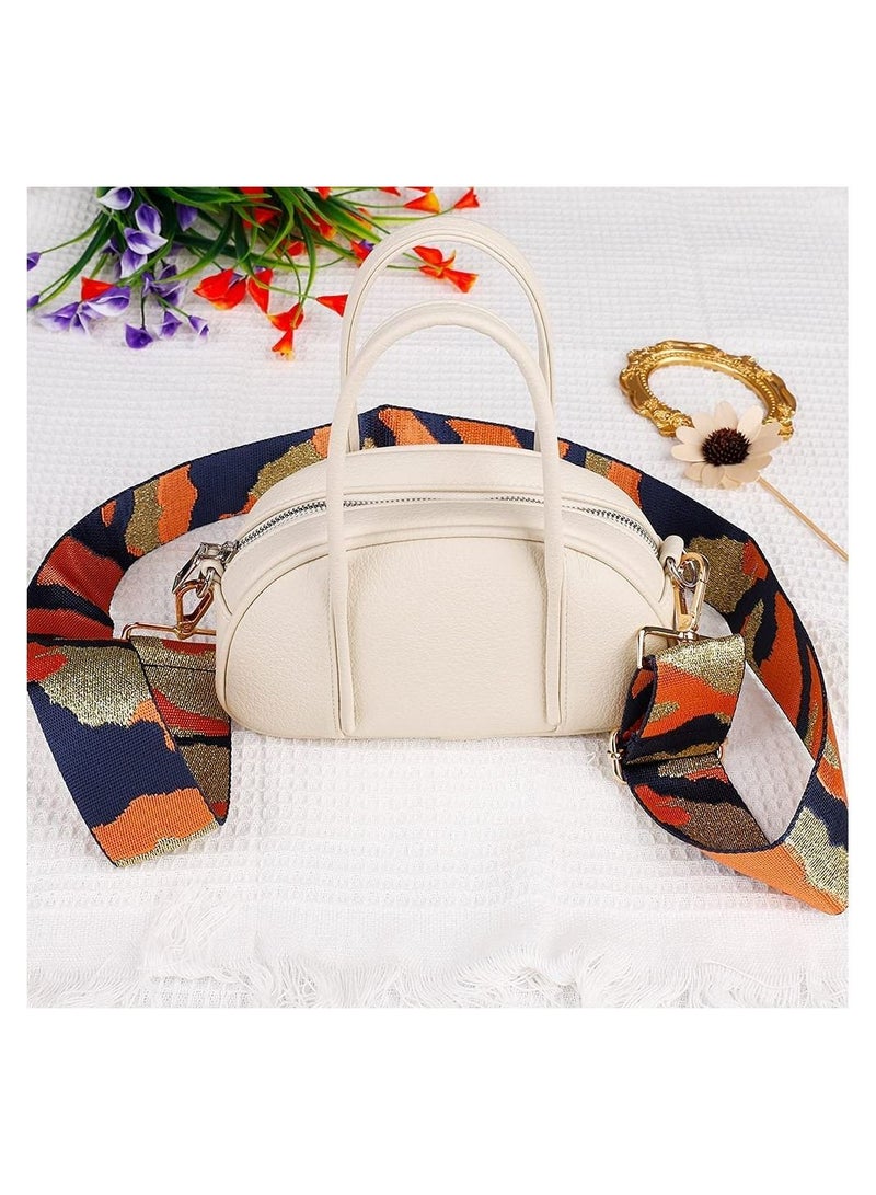 SYOSI Wide Shoulder Strap Adjustable Crossbody Handbag Strap Guitar Style Cross Body Handbag Purse Strap Replacement Shoulder Bag Strap Belt for Crossbody Canvas Bag Handbag  - Image 4