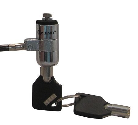 Sendt Black Notebook/Laptop Keyed Lock Security Cable - Image 3