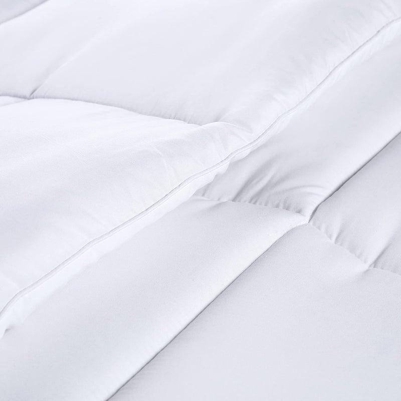 Utopia Bedding Comforter Duvet Insert Quilted Comforter with Corner Tabs Box Stitched Down Alternative Comforters King Size White - Image 5