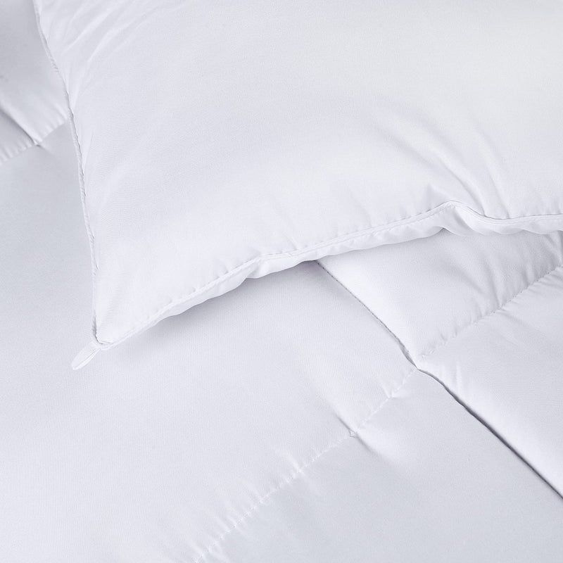 Utopia Bedding Comforter Duvet Insert Quilted Comforter with Corner Tabs Box Stitched Down Alternative Comforters King Size White - Image 4