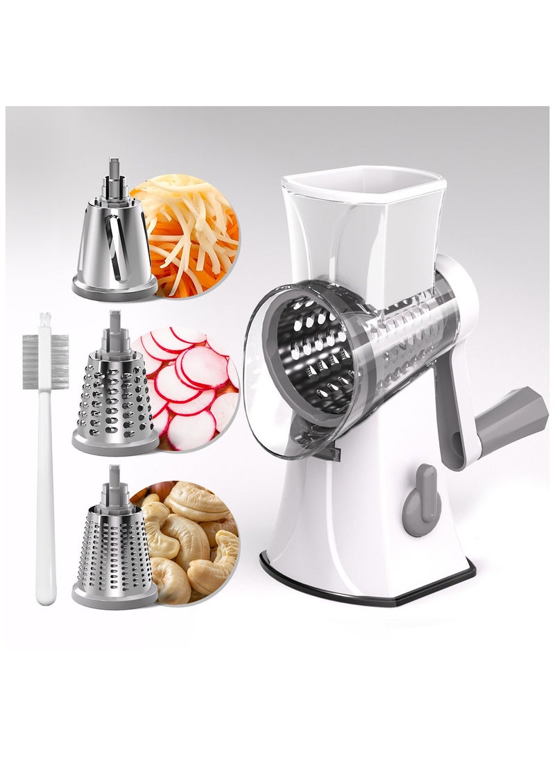 عام مقص ثمار وفاكهة وقطاطات متعدد الوظائف للمطبخ، يقوم بقطع الخضار يدويًا. يمكنه تقطيع الخضار بقطع دائرية، وفكّك البطاطس، وقطع الخضار بقطع شريطية. - Image 1