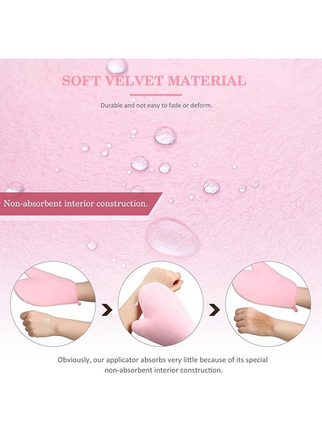 Royee 2 Pack Self Tanning Mitt ,Applicator Mitt ,Self Tanner Mits ,Self Tan Face Mit, Tan Physics True Color Sunless Tanner, Spray Tan Mitt, Applicator Sunless Tanning - Image 3