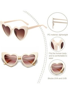 Cream Color Heart Shaped Party Glasses - pzsku/Z2BC2A7FB87E357CDF93AZ/45/_/1741299376/5b934828-27f2-4810-998b-7620c32104d1