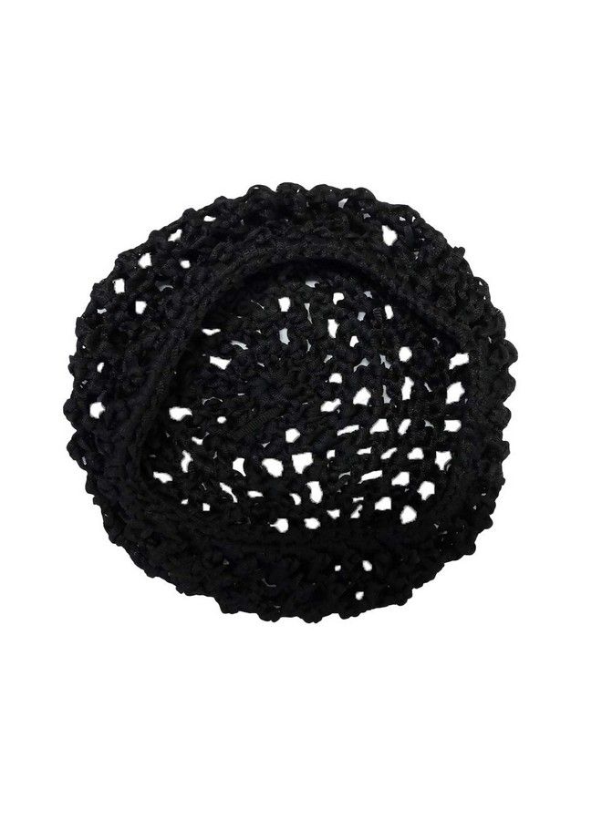 Bettli Thick And Short Hair Net Snoods Women Hair Net For Sleeping Black Pack Of 3 - Image 5