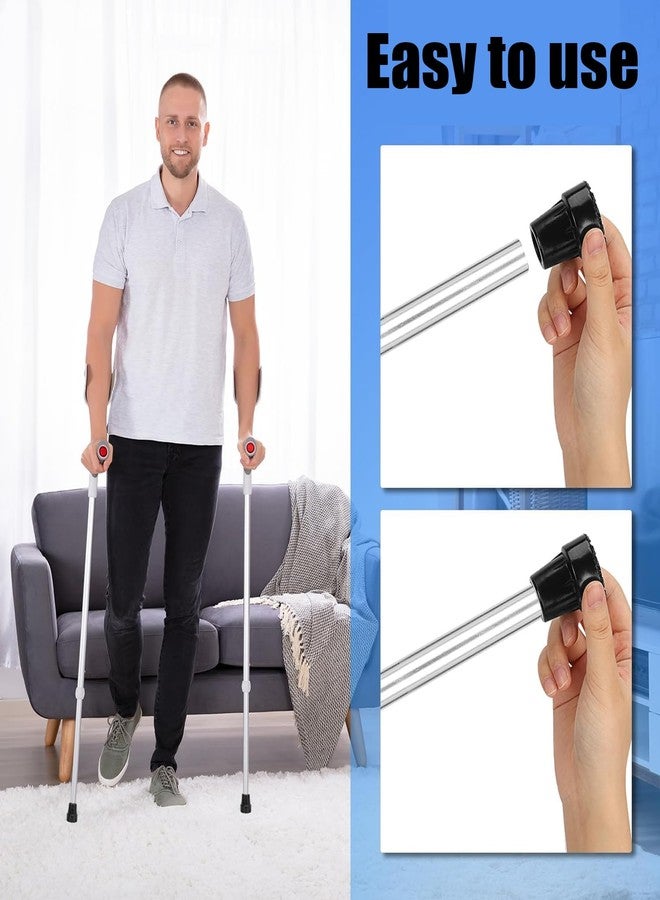 RupeeRise Walking Stick Rubber Base, 19mm Inner Diameter Non-Slip Cane Tip - Enhance The Stability and Safety of Your Walking Stick, Crutches for Walking, or Support Stick with This Durable Rubber Base - Image 4