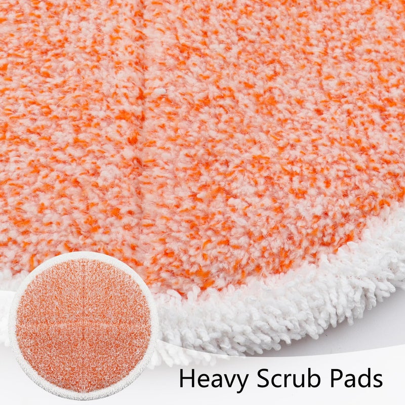 BeiLan Spinwave Mop Pads Fit for Bissell Spinwave 20399 23157 23159 2039A 2124A 20393 2039T 2039W 20391 20395 2307 2315A Heavy Soft Scrubby Pads for Hardwood Floor Cleaning Replacement Pads(12Pack) - Image 4