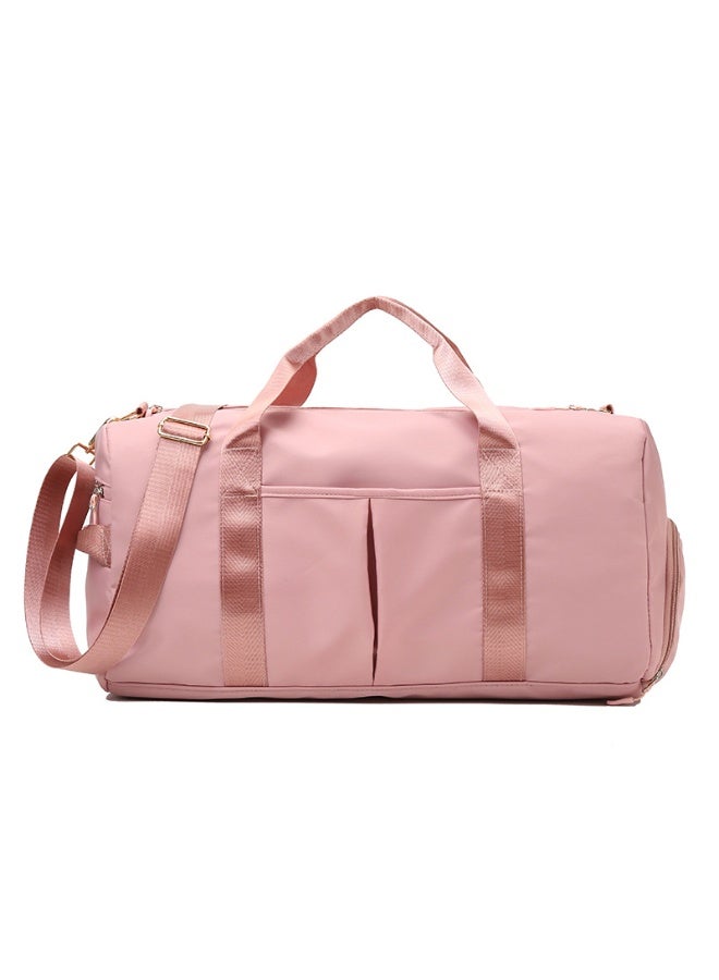 والنساء، حقيبة سفر مقاومة للماء مع جيب للأحذية وجيب لعربة السفر، حقيبة رياضية خفيفة الوزن محمولة للتدريب والسباحة واليوغا - Image 1