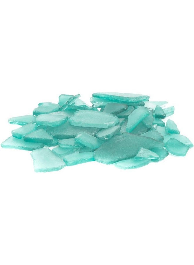 Nautical Crush Trading Sea Glass Craft 28 Ounces Aqua Blue Beach Glass Craft Sea Glass Décor Sea Glass Vase Filler Sea Glass Crafting Bag Of Sea Glass Craft Glass - Image 2