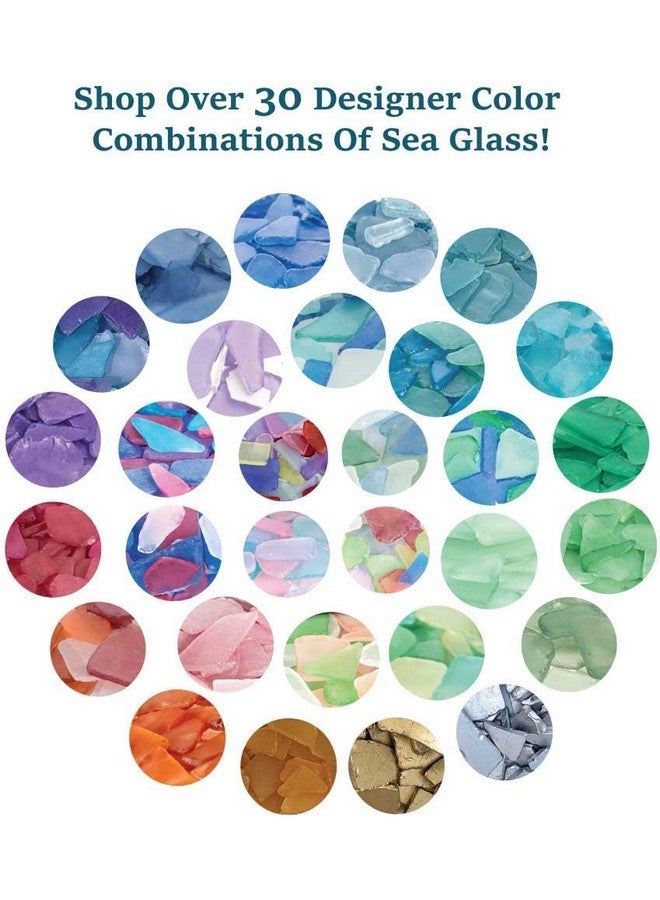 Nautical Crush Trading Sea Glass Craft 28 Ounces Aqua Blue Beach Glass Craft Sea Glass Décor Sea Glass Vase Filler Sea Glass Crafting Bag Of Sea Glass Craft Glass - Image 5