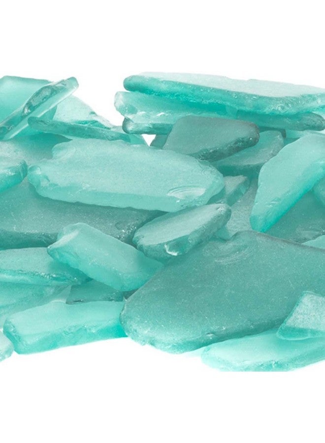 Nautical Crush Trading Sea Glass Craft 28 Ounces Aqua Blue Beach Glass Craft Sea Glass Décor Sea Glass Vase Filler Sea Glass Crafting Bag Of Sea Glass Craft Glass - Image 1