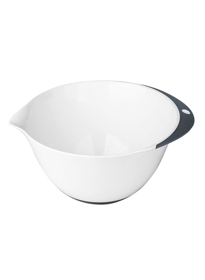Kneading Basin Household Kitchen Vegetable Washing Basin Egg-Beating Basin Baking Special Plastic Anti-Slip Thickening And Deepening Noodle Basin-Specifications:White Medium  Washing Vegetables/fruits/noodles (36 Pc/box)-Color:White  - Image 5