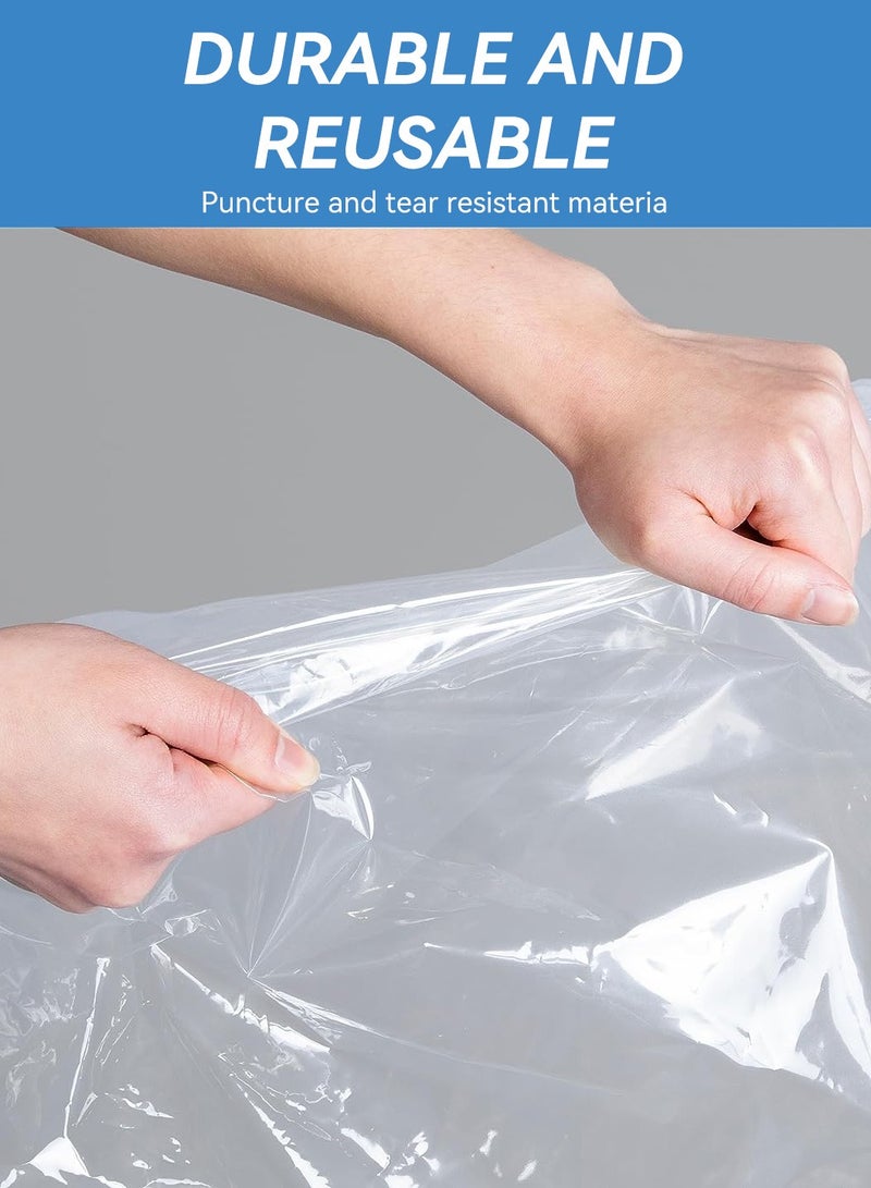 LEOKOR Vacuum Seal Storage Bags, 15Pack Reusable Compression Bags Premium Vacuum Storage Bags with Electric Pump, 4 x Jumbo (100*80cm), 4 x Large (100*70cm), 4 x Medium (80*60cm) ,3 x Small (70*50cm) - Image 4