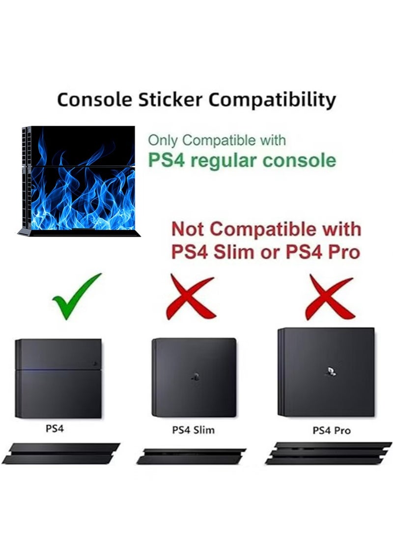PS4 Console Sticker, Sony PS4 Controller Skins Set, Skin Wrap Decal Sticker PS4 Console, Protective Film Sticker for PS4 Anime , Vinyl Cover Sticker - Image 2