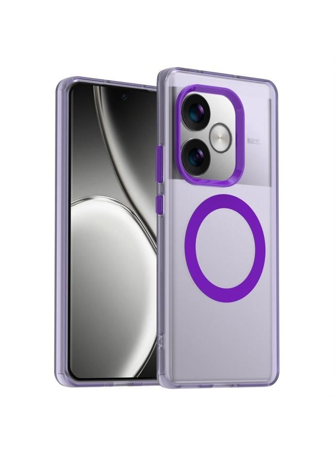 اس-توب جراب لهاتف Realme GT 6 Global Candy Magsafe PC Hybrid TPU - Image 1