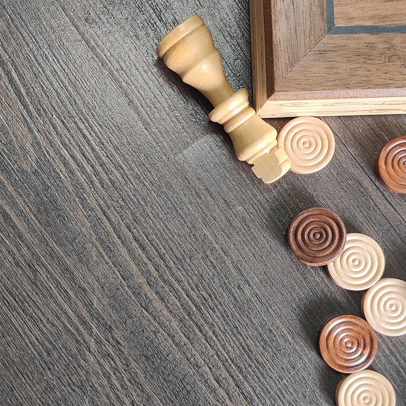 Hellpnoom 30 Pieces of Checkers just one Game- Wooden Chess Pieces only-Checkers Pieces - Image 3