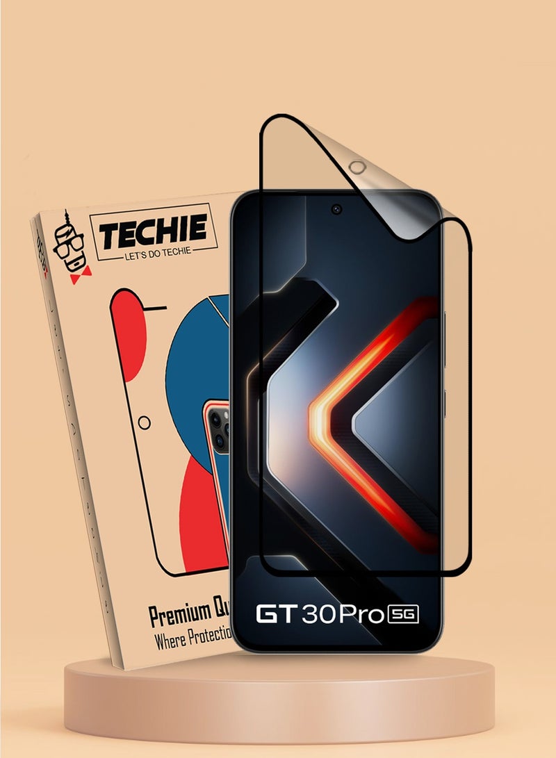 Techie Infinix GT 30 Pro 5G Matte Ceramic Screen Protector Film Anti Fingerprint Bubble Free Easy Installation - Image 1