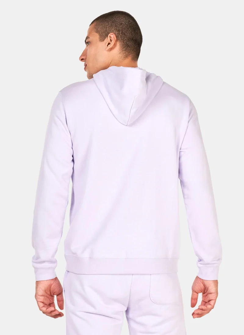CONVERSE Go-To Embroidered Star Chevron Pullover Hoodie