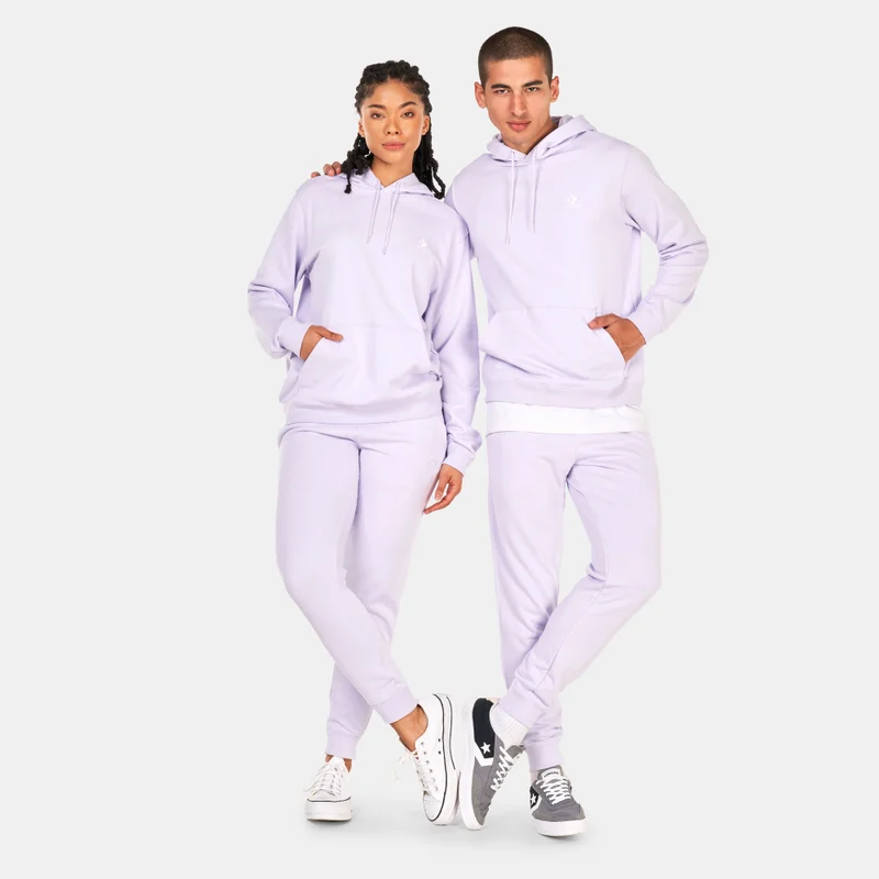 CONVERSE Go-To Embroidered Star Chevron Pullover Hoodie