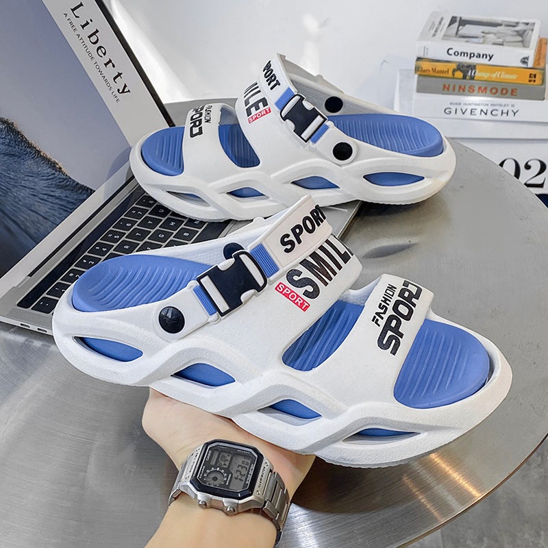 Light Luxury Designer Summer Dual-Purpose Clogs For Men, Outdoor Casual Sandals For Outer Wear, Korean Style Beach Shoes Xuheng 1 - Image 2