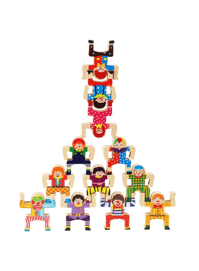 Children's Stacking Blocks Hercules Balance Parent-Child Interaction Early Education Benefiting Intelligence Stacking High Desktop Game Toys-Color:Hercules Stacked High