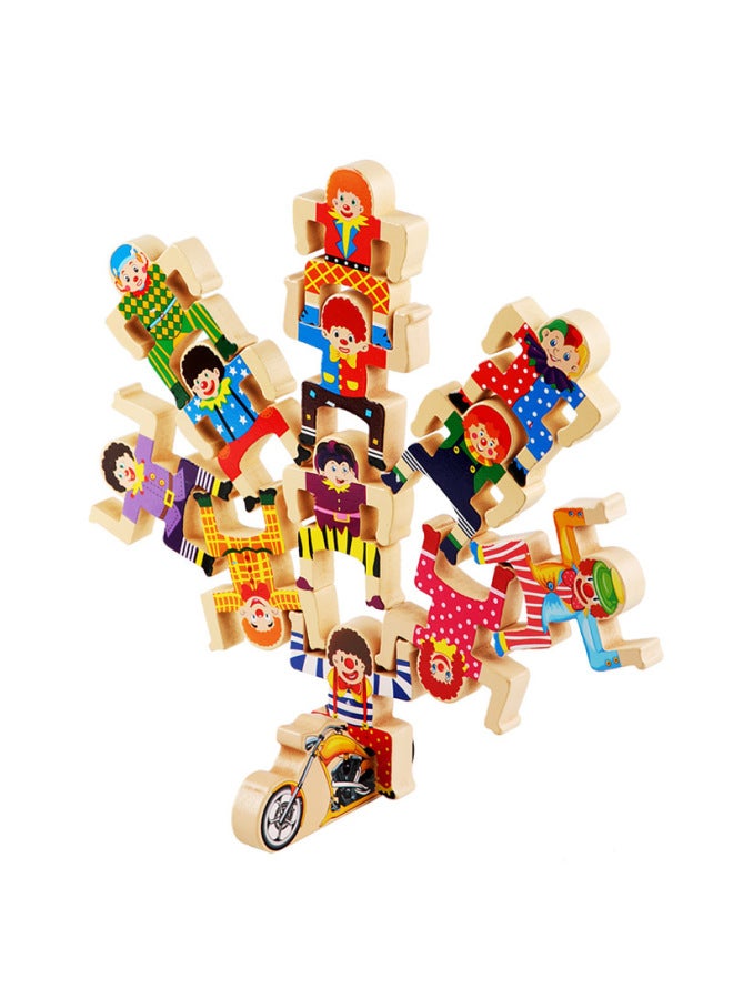 Children's Stacking Blocks Hercules Balance Parent-Child Interaction Early Education Benefiting Intelligence Stacking High Desktop Game Toys-Color:Hercules Stacked High