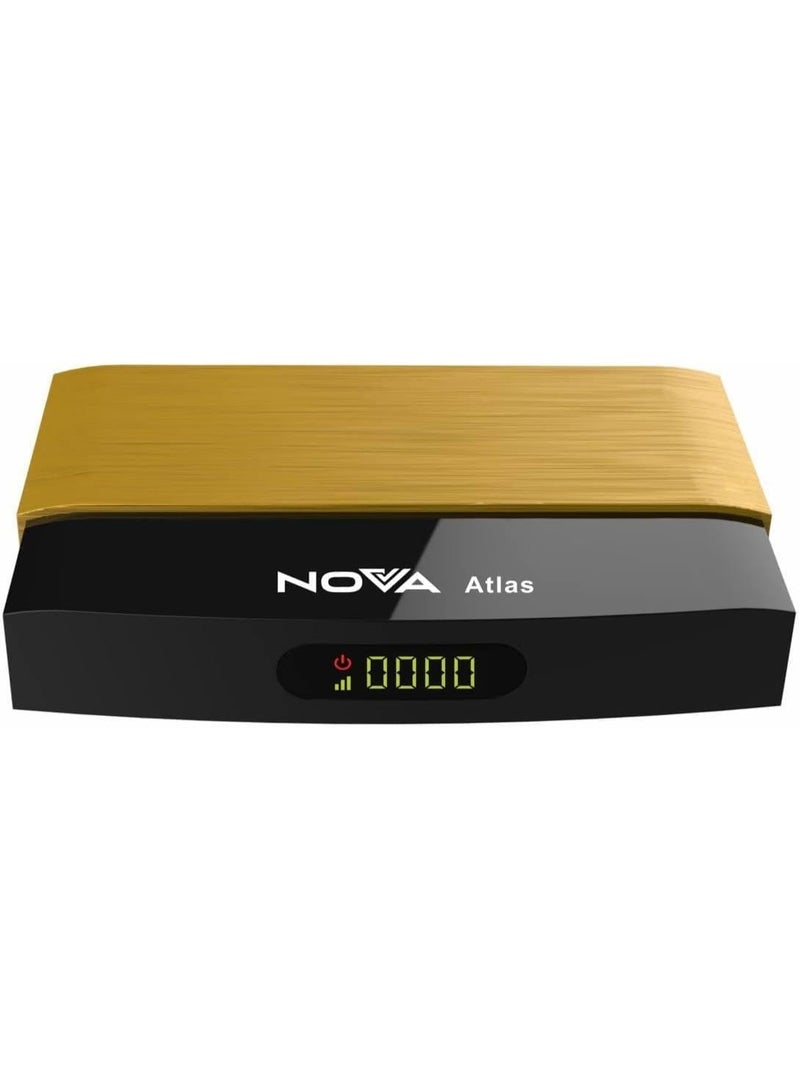 NOVA Atlas Nova Digital Satellite Receiver Full HD 1080p with Dual Remote Control, USB Support and H.265 Technology - Image 1