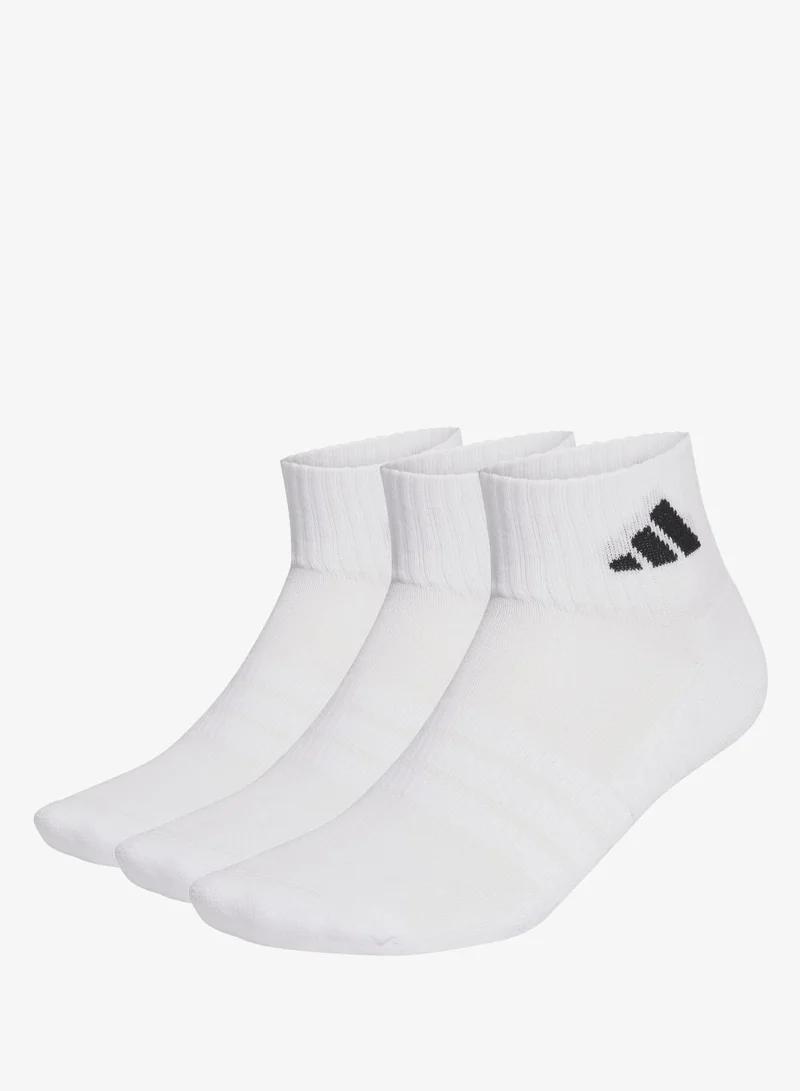 اديداس جوارب CUSHIONED SPORTSWEAR ANKLE - عبوة بها 3 أزواج